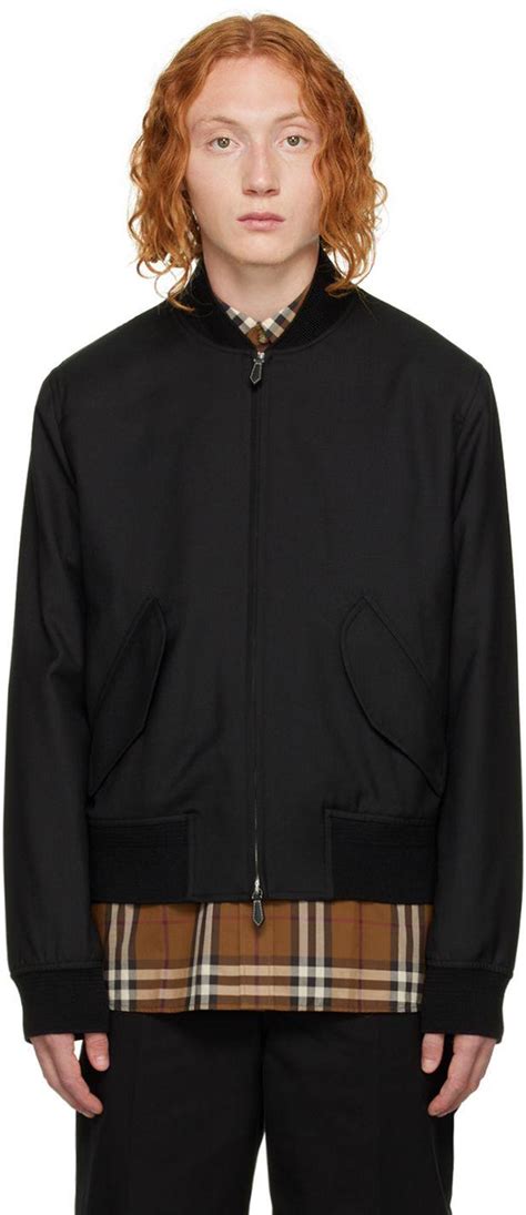 burberry jas|burberry bomber jacket men.